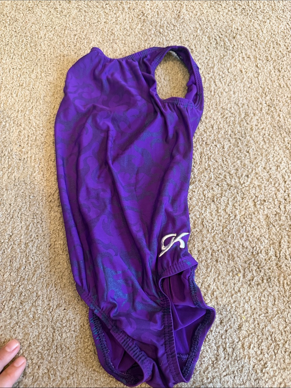GK Girls Purple One-Piece Bodysuit